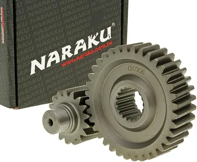 Produktbild von Getriebe sekundär Naraku Racing 17/36 +31% für GY6 125/150ccm 152/157QMI