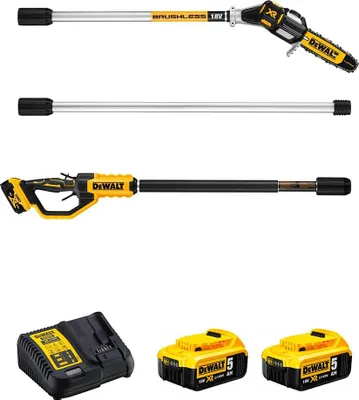 Produktbild von Akku-Hochentaster DeWALT DCMPS567P2 (2 x 5,0 Ah + DCB1104)
