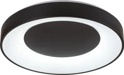 Obrázek produktu pro Plafon s dálkovým ovládáním 48 cm LED 38W černý kulatý Ceilo 3082 Rabalux