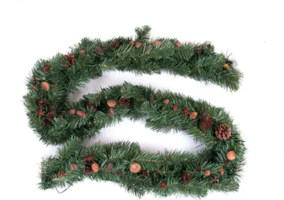 Image de Guirlande de sapin LED 180cm Guirlande de Noël Cônes de sapin Boules, Design:Kienapfel