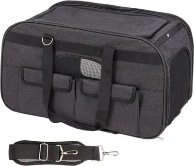Immagine prodotto di Trasportino pieghevole per cani - Portata massima 15,8 kg - Tessuto Oxford 600D - 4 ruote - Borsa per riporlo