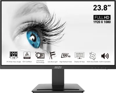 Immagine prodotto di MSI Pro MP243X Monitor PC 60,5 cm (23.8") 1920 x 1080 Pixel Full HD Nero