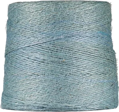 Produktbild von Juteschnur Hellblau, 500 m, 2 mm, 1 kg, Jutegarn für Häkeln, Makramee, Garten