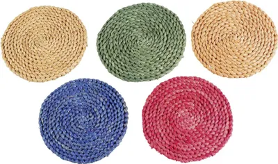 Produktbild von Untersetzer rund sortiert Maisblatt Ø20cm