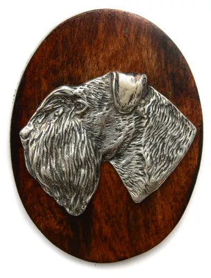Produktbild von Schnauzer III - Hundeausstellungsbrosche, Startnummernclip, Hundeanstecker von Art-Dog