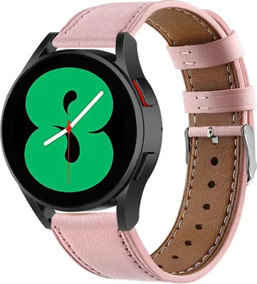 Produktbild von Strap-it Samsung Galaxy Watch 4 - 40mm Lederarmband (Rosa)