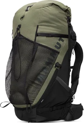 Ducan Spine 70-80 Wanderrucksack von Mammut in grün mit Netzfach.