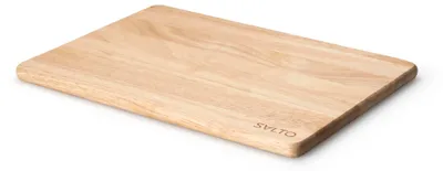 Produktbild von Continenta Schneidebrett 30609 Gummiholz Natur Holz Braun abgerundet schlicht