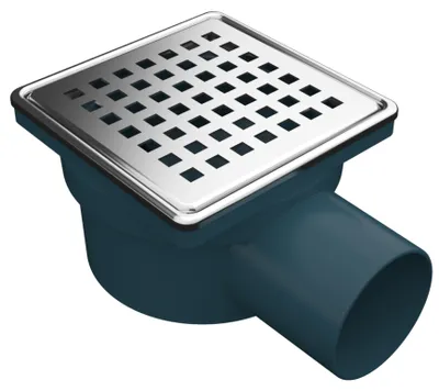 Produktbild von Bodenablauf Ablaufrinne Dusch Ablauf 10x10 cm Duschrinne Badablauf Siphon