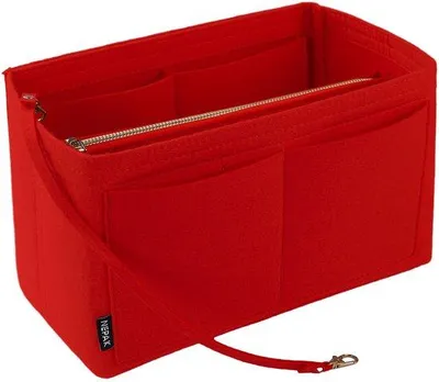 Zdjęcie produktu dla Czerwony organizer do torebki, rozmiar L, dla kobiet