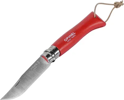 Immagine prodotto di Opinel n. 08, rosso, con custodia