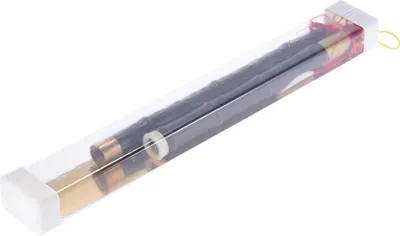 Immagine prodotto di Staccabile naturale nero bambù bawu ba-wu flauto traverso strumento musicale in chiave di G per gli amanti della musica come un regalo per i principianti