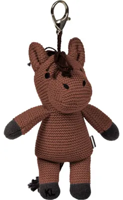 Produktbild von Kingsland Pferdespielzeug KLMonty HW2025 Strickpferdchen Chestnut Onesize