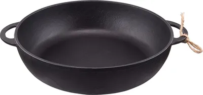 Produktbild von Servierpfannne Gusspfanne Bratpfanne aus Gusseisen Gussbratpfanne 28cm T104