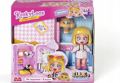 Produktbild von Magicbox KOOKYLOOS S Elles Koffer ELLE Figur + Haustier