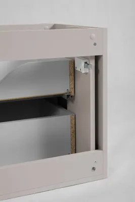 Produktbild von Badmöbel-Set mit Waschbecken und Midischrank, Kaschmir, 120 x 48 x 44 cm