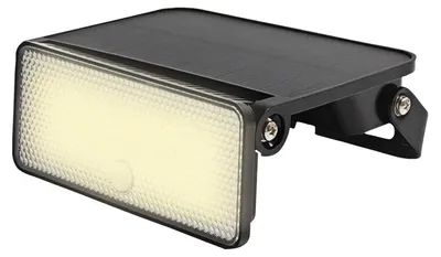 Solar-Außenleuchte 1600 Lm, mit Bewegungsmelder, schwarz