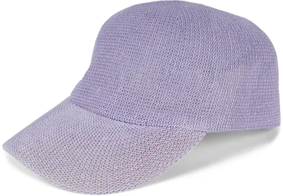 Produktbild von styleBREAKER Papierstroh Baseball Cap einfarbig | luftiges Sommer Basecap mit Metallschnalle verstellbar | Uni Cap mit Schweißband für Damen und Herren