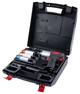 Image de Clé à chocs Ingersoll-Rand 2136QXPA-3SK, noire, couple de 1 500 Nm, embout 1/2 pouce