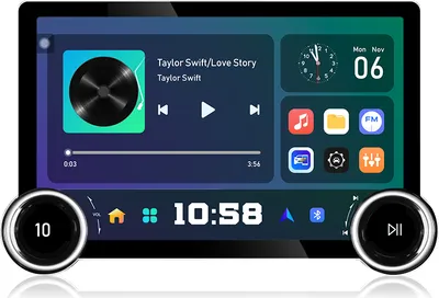 Produktbild von 6+128G 11,5” Android 13 Radio samochodowe GPS Navi Carplay Do Mercedes Benz Smart Fortwo 453 2015-2019 WIFI 4G BT SWC DAB+ USB