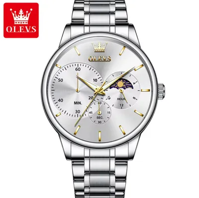 Produktbild von OLEVS Modell 2936 Quarzuhr mit Chronograph & Sekundenzeiger