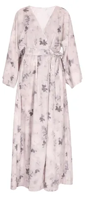 Produktbild von AODA damen kimonokleid - grau, XL