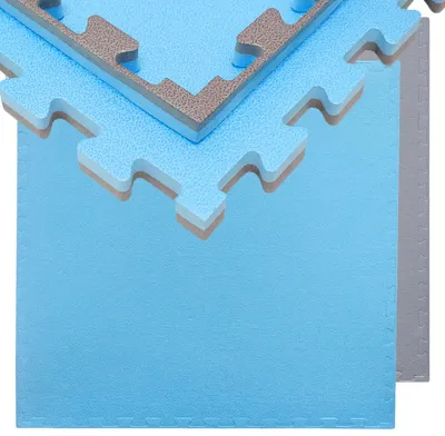 Produktbild von 3.2qm Profi Fitnessmatte 2cm - 4er Set 90x90 Bodenschutzmatte für Fitnessgeräte