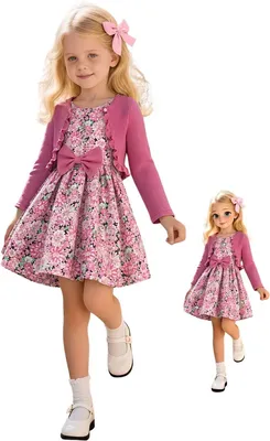 Productafbeelding van Currero Jurk Meisjes Fuchsia 4-5Y