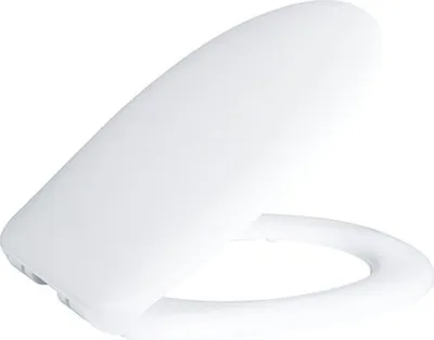 Produktbild von Creavit Duroplast WC Sitz Toilettensitz Edelstahl-Scharniere mit Absenkautomatik Weiß