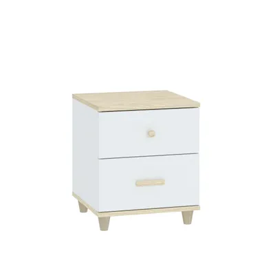Immagine prodotto di Comodino WALLER - acacia / bianco
