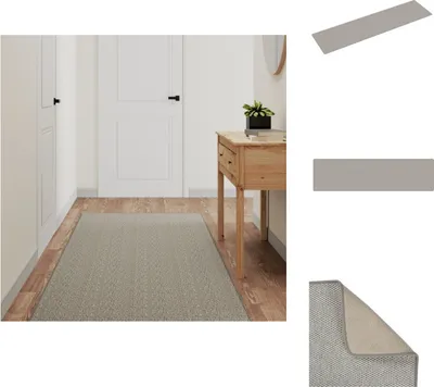 Obrázek produktu pro vidaXL Kobercový běhoun sisalový vzhled taupe 80x300 cm - Koberce