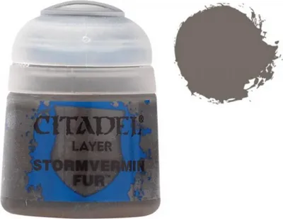 Zdjęcie produktu dla Citadel Layer Paint (Stormvermin Fur) - szary
