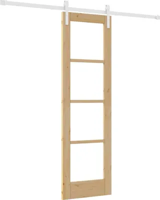 Zdjęcie produktu dla vidaXL Drzwi przesuwne ORKDAL Naturalne 61 x 198,5 cm