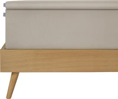 Produktbild von Schiesser Premium Topper Spannbettlaken Flexi | 95|5 Wohlfühlformel | aus nachhaltiger Produktion | für Matratzen 180x200cm bis 200x220cm | Topperhöhe bis 10cm | Helltaupe