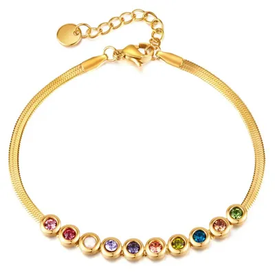 Produktbild von Armband mit Zirkoniastein Gold