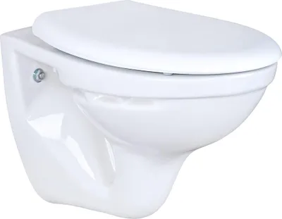 Produktbild von Belvit Wand Hänge WC Abgang Wand Waagerecht mit Softclose Deckel 520x360x375 cm