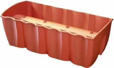 Image de jardinière de balcon CROWN 58x28x20cm, 18l, TE (R624)