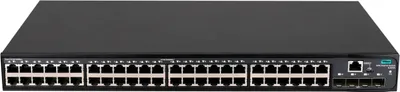 Obrázok produktu pre HPE Networking Comware Switch 48G 4SFP+ EI 5140, Riadený, L3, Gigabit Ethernet (10/100/1000), Podpora napájania cez Ethernet (PoE), Inštalácia do Racku, 1U