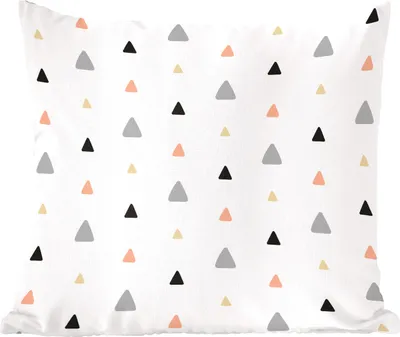 Produktbild von MuchoWow® Zierkissen Sofakissen Wohnzimmer Dekokissen 40x40 cm Pastell - Form - Muster - Foto Kissen - Schlafzimmer Dekoration