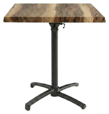 Image de Table de terrasse en  Marron pour Exterieur, 60x60 cm