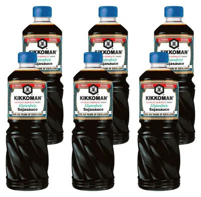 Produktbild von Kikkoman Soja-Sauce Glutenfrei - 6x 1000ml