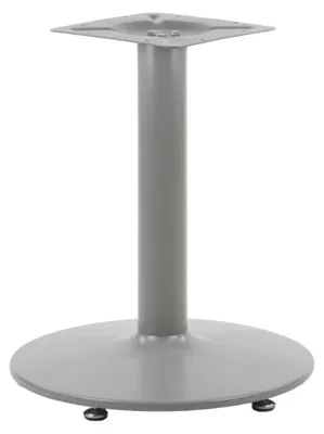 Immagine prodotto di Base per tavolo in metallo NY-B006, per ufficio, hotel, ristorante, diametro 46 cm, altezza 57,5 cm, grigio