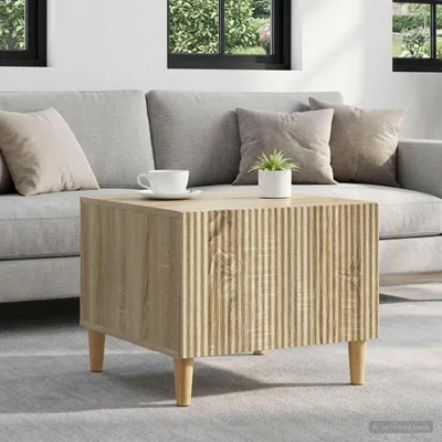Immagine prodotto di vidaXL Tavolino da salotto in rovere Sonoma 49 x 50 x 40 cm in materiale composito