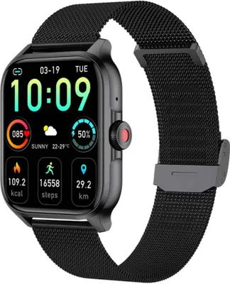 Image de Eko, montre connectée modèle Lumos, noir
