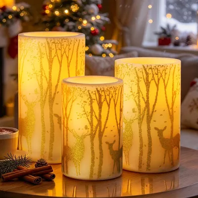 Obrázok produktu pre Elektrická sviečka Led Kaars – Teplá biela farba – Výška 7,9 cm – S káblom