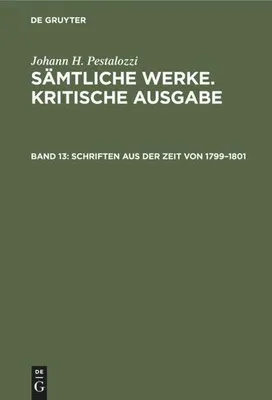 Produktbild von Schriften aus der Zeit von 1799-1801