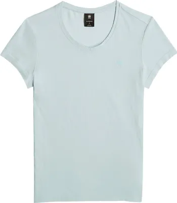 Image de G-star Eyben Slim 2.0 T-shirt manches courtes col V Vert XS Femme Vert XS