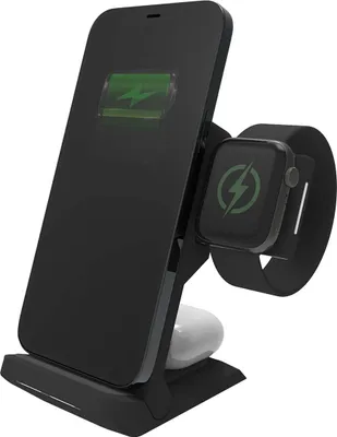 Productafbeelding van STM ChargeTree Go, Interieur, USB, Draadloos opladen, 1 meter, Zwart