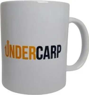 Image de Gobelet de pêche blanc avec logo Undercarp 330 ml