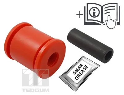 Produktbild von TEDGUM Federbuchse 00348104 Vorne Hinten beidseitig für KIA K2500 (SD) 16mm 0,6kg